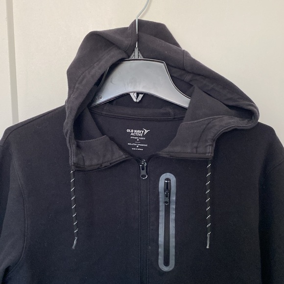 Men’s medium old navy dynamic fleece zipper hoodie jacket - Picture 3 of 6